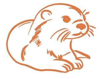 Courtney’s hand-drawn otter